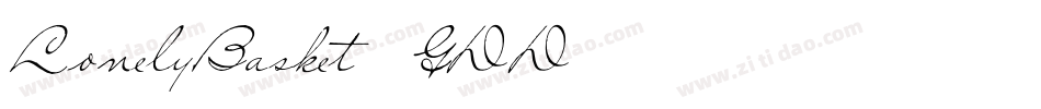 LonelyBasket-7GDD字体转换