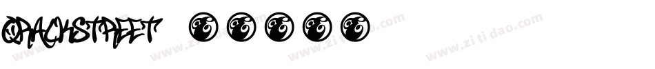 Qrackstreet字体转换