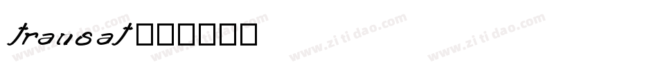 transat字体转换