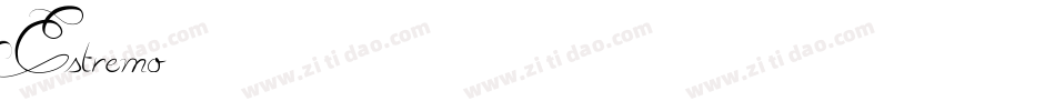 Estremo字体转换