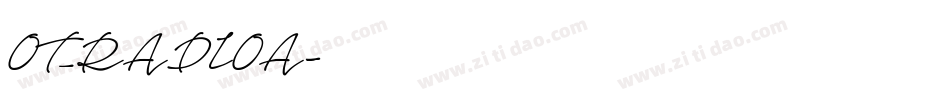 OT_RADIOA字体转换