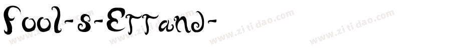 Fool-s-Errand字体转换