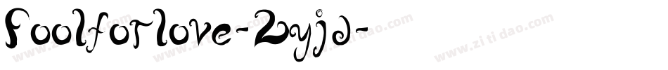Foolforlove-2yjd字体转换