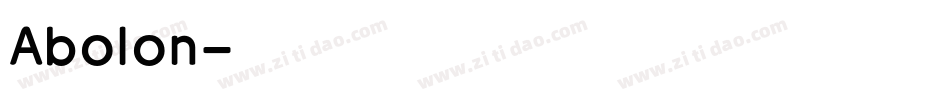 Abolon字体转换