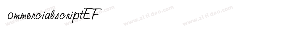 CommercialScriptEF字体转换