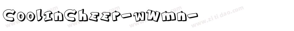 CoolinCheer-wWmn字体转换