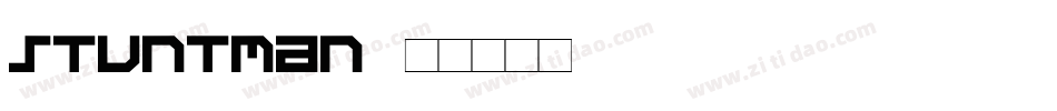 Stuntman字体转换