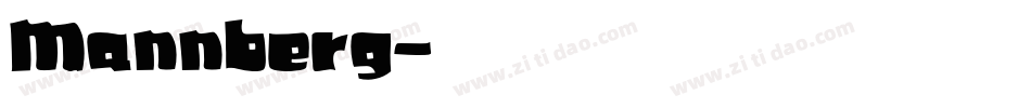 Mannberg字体转换