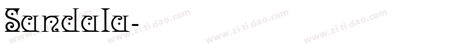 Sandala字体转换