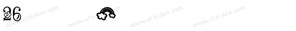26个英语字母表字体字体转换