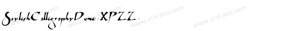 StylishCalligraphyDemo-XPZZ字体转换