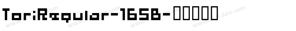 ToriRegular-165B字体转换