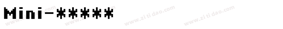 Mini字体转换