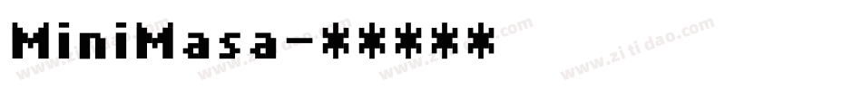 MiniMasa字体转换