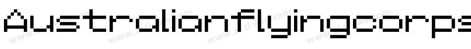 Australianflyingcorpsstencilc-0a09字体转换