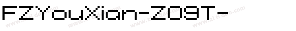 FZYouXian-Z09T字体转换