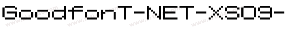 GoodfonT-NET-XS09字体转换