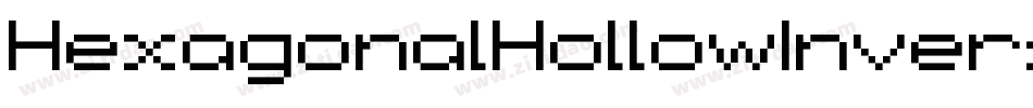 HexagonalHollowInverse-WG09字体转换
