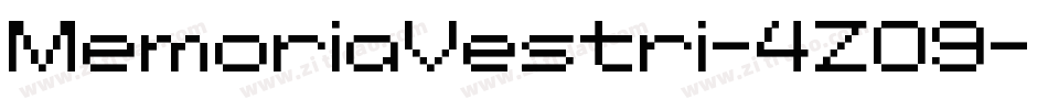 MemoriaVestri-4Z09字体转换