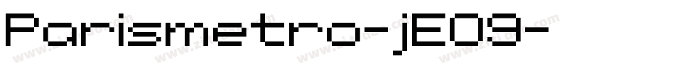 Parismetro-jE09字体转换