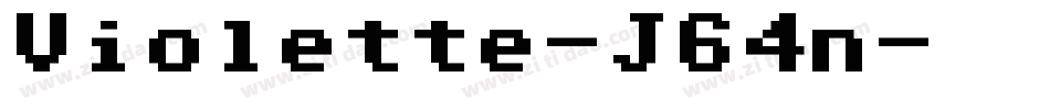 Violette-J64n字体转换
