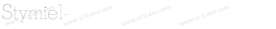 Stymiel字体转换