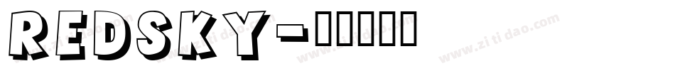 redsky字体转换