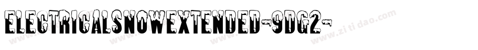 ElectricalSnowExtended-9dG2字体转换