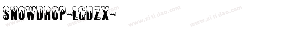 SnowDrop-lgdzX字体转换