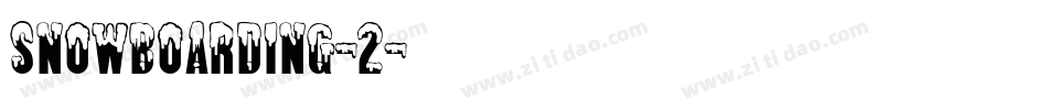 Snowboarding-2字体转换