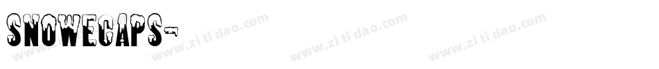 Snowecaps字体转换