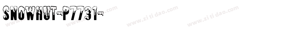 Snowhut-p7731字体转换