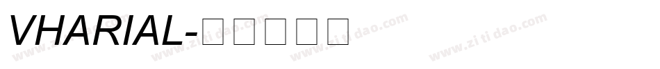 VHARIAL字体转换