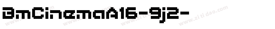 BmCinemaA16-9j2字体转换