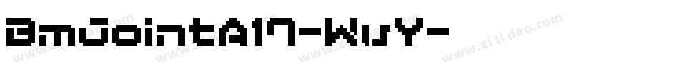 BmJointA17-WvY字体转换