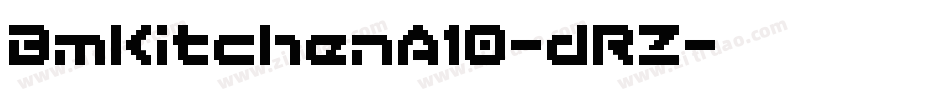 BmKitchenA10-dRZ字体转换