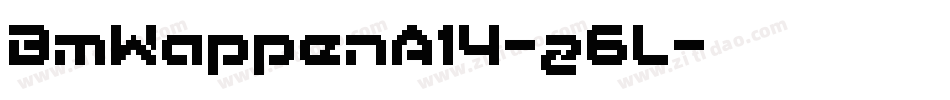 BmWappenA14-z6L字体转换