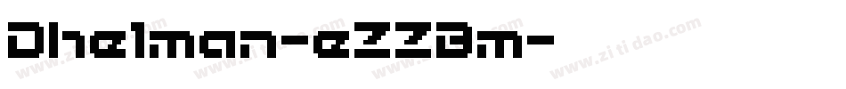 Dhelman-eZZBm字体转换