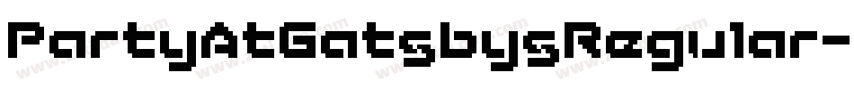 PartyAtGatsbysRegular-PPBm字体转换