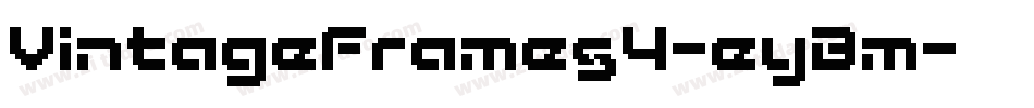 VintageFrames4-eyBm字体转换