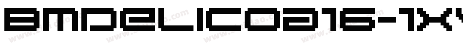 BmDelicoA16-1xv字体转换
