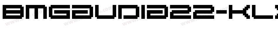 BmGaudiA22-KLX字体转换
