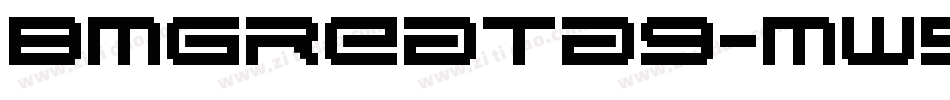 BmGreatA9-mw5字体转换