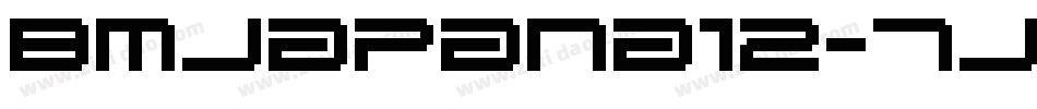 BmJapanA12-7J4字体转换