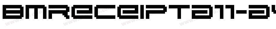 BmReceiptA11-a4E字体转换
