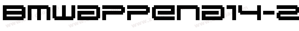 BmWappenA14-z6L字体转换