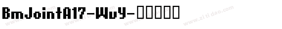 BmJointA17-WvY字体转换