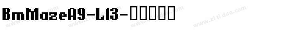 BmMazeA9-Ll3字体转换