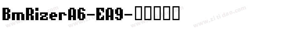 BmRizerA6-EA9字体转换