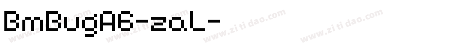BmBugA6-zaL字体转换
